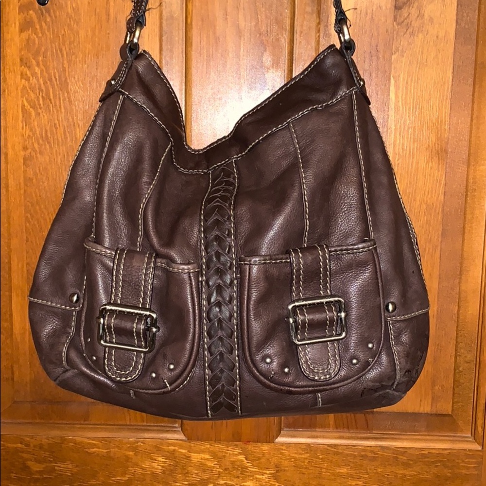 Fossil leather bag